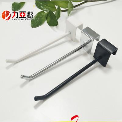 China Props Show Accessories Metal Hooks Wall Display Stand Hanging Hooks Chromed Hooks For Mobile Phone Shell for sale