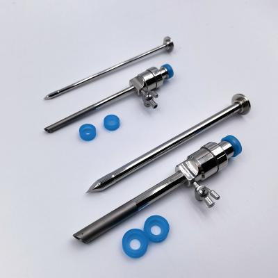 China Safety Standard GB/T18830-2009 Stainless Steel Surgical Trocar 5mm 10mm for Laparoscopy for sale