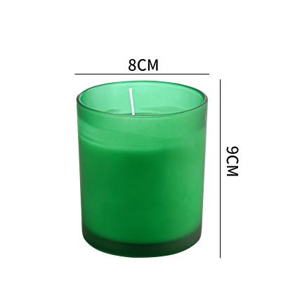 China Home Decoration Europe And America Scented Eco - Friendly Candle Cups Wax Candle Glass Jar for sale