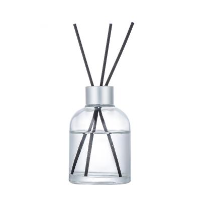 China 110ml 126ml 180ml 227ml Cosmetic Empty Transparent Diffuser Bottles Reed Diffuser Bottle With Cap for sale