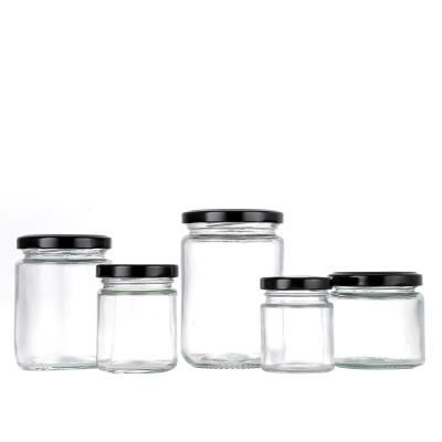 China Wholesale Empty 30ml 45ml 55ml 80ml Food Storage Glass Jar For Home Kitchen for sale