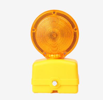 China PC Lens and PP Base S-1301 MUTCD Standard Led Traffic Light Vehicle Yellow Led Turn Signal Warning Barrier Light for sale