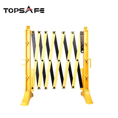 China Outside. Special Plastic Collapsible Accident Barrier Gate Road Barrier Traffic Crowd Control Design Expandable Barricade for sale