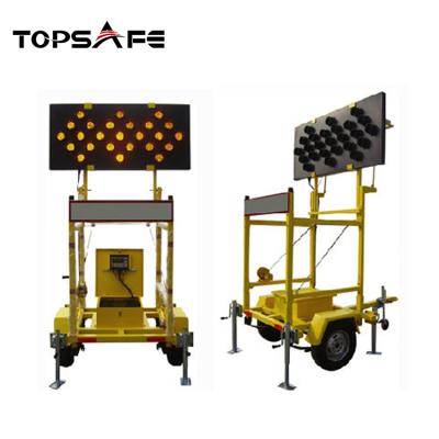 China Best Price Signal Trailer Road Traffic Signal Trailer Safe Solar Road Safety Sign Trailer 1700x800mm for sale