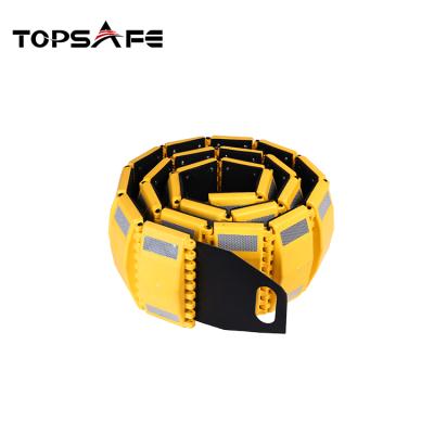 China Road Safety Flexible Traffic Equipment Portable Folding Rubber Speed ​​Bump S-1160 for sale