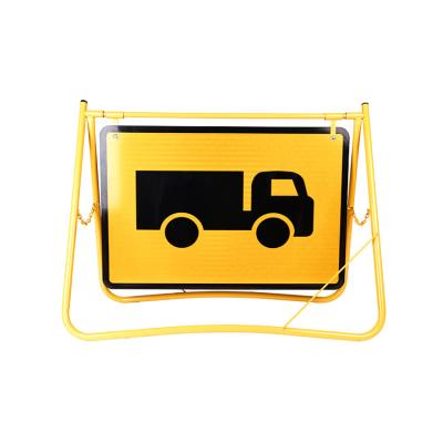 China 2019 New Anti-impact Australia Standard Sign Board Holder Swing Folding Stand For Outdoor Road Signs for sale