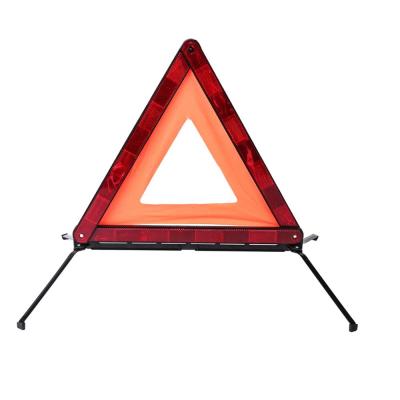 China Traffic safe. S-1623 Plastic Red Car LED Triangle Sign Triangle Warning Sign Car Triangle Warning Sign for sale