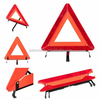 China Traffic Safe S-1627 520g Sign Warning Triangle Led Triangle Light Warning Car Warning Triangle for sale