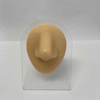 China High Quality Eco - Friendly Human Model Display Silicone Nose Piercing Jewelry for sale