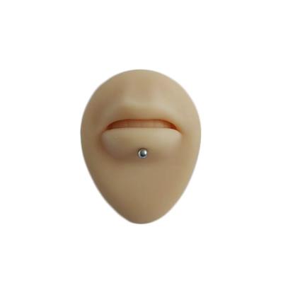 China Silicone Mouth Model Artificial Display Piercing Eco - Friendly Human Jewelry for sale