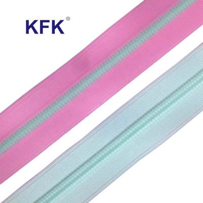 China Waterproof Puller 8 Long Chain 4mm 5 Custom Apparel Slider Roll Logo Sewing Open Close End Plastic Resin Waterproof Zippers for sale