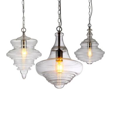 China Creative Minimalist Blown Glass Chandelier Modern Design Style Pendant Light Nordic Luxury Lamp for sale