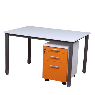 China LCOFL-1280 High End Office Furniture High End Table / Wooden Office Table With Metal Legs for sale