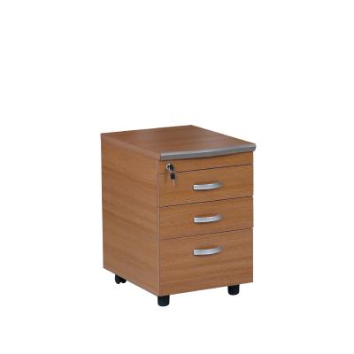 China Modern Design LCOFK-03/3 Drawers Desk Accessory Wooden Pedestal Cabinet For Sale for sale