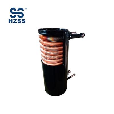 China Machinery Repair Shops Refrigeration Heat Pump System Turbular Heat Exchanger Coil-in-SHELL for sale