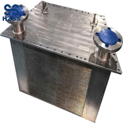 China High Temperature Heat Transfer HZSS 1300kW Titanium Alloy Plate-fin Air And Water Or Sea Water Heat Exchanger For Naval Gas Turbine for sale