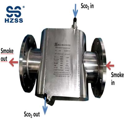 China Heat Transfer HZSS Sco2-flue (H2Xs) Gas Heat Exchanger For Medium And Heavy Duty Trucks for sale