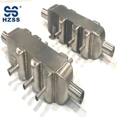 China Heat Transfer HZSS Three-in-one High Temperature Microchannel Heat Exchanger for sale