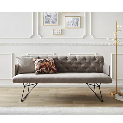 China Removable cover new luxury velvet upholstered bench with stainless steel foot for living room benchs for sale