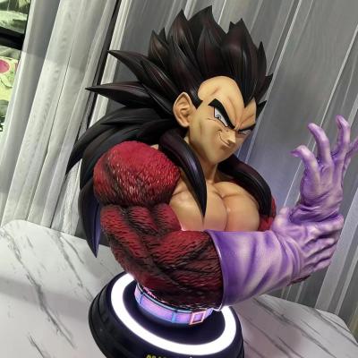 China Vegeta Figure Resin Sculpture for Decoration One Piece Character Anime Statue Gift for sale