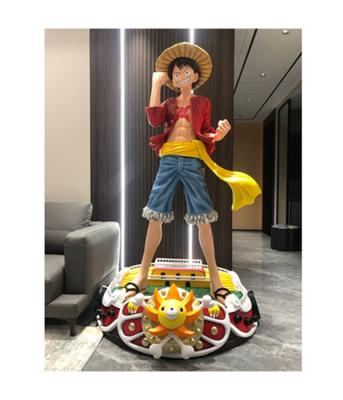 China Custom One Piece Character Resin Statue 1 1 Luffy Action Figure for Anime Collectors for sale