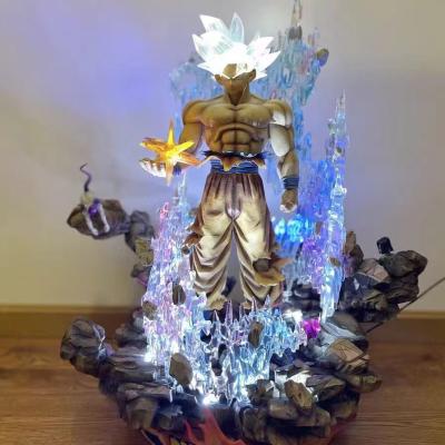 China Collectible Dragon Ball Goku Resin Figurie SCULPTURE Goku 7 Dragon Balls Anime Figure for sale