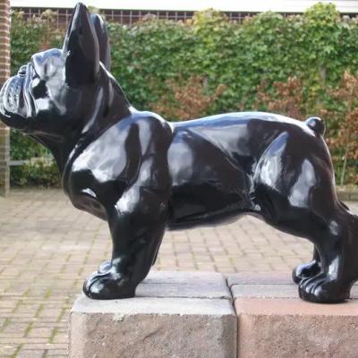 China factory price metal animal life size bronze boxer dog statue For Home Decoration for sale