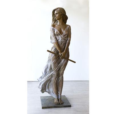 China Life Size Outdoor Garden Nude Woman Bronze Sculpture Statue For Sale for sale