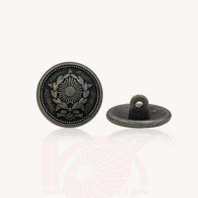 China Sustainable 28L Customized Garment Accessories Buttons Coat Buttons Alloys Leg Button Supplier for sale