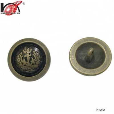 China Viable coat and blazer buttons metal buttons for sale