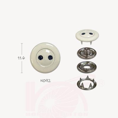 China Design N092 11.6MM Custom Press Fork Press Fork Snap Snap Button Metal Double Button Viable for sale