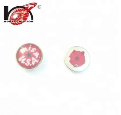 China Fashional Brass Snap Pearl Snap Fork Button For Wallet for sale