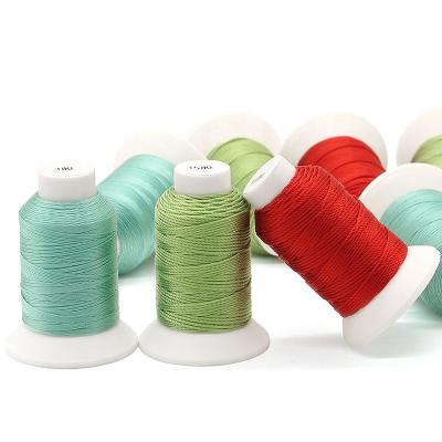 China 3ply Yarn Count 100% Polyester Sewing Thread TEX90 for Leather Crochet Free Sample for sale