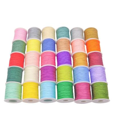 China OEM/ODM Accepted No.72 50g 0.8mm Jade Nylon Thread for DIY Jewelry Making Woven Bracelet for sale