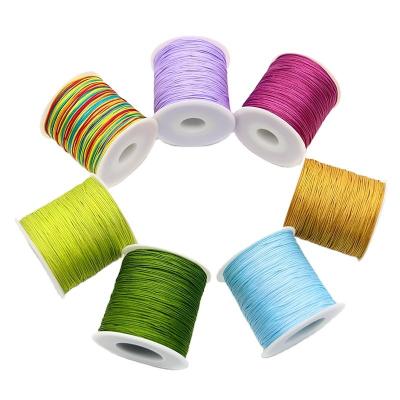 China Jewelry Cord Business Jade Thread 0.8mm Nylon Cord Thread for Chinese Knot Bracelets for sale