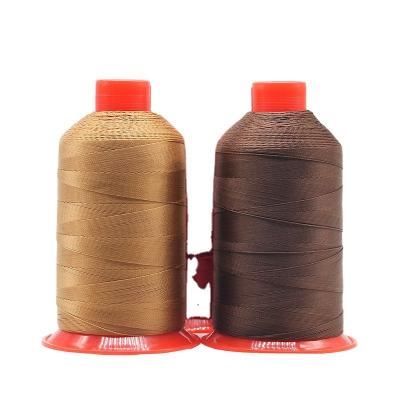 China Ring Twisted 100% Sewing Long Yarn Bonded Nylon Thread Tex45 150D/3 Nylon Bond Thread for sale