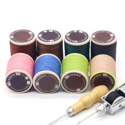 China Hand Knitting 420D/3 Yarn Count Sewing Thread for Leather Bag DIY Bracelets 30 Colors for sale