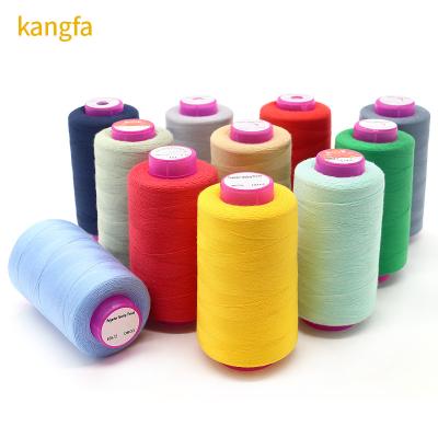 China Kangfa 20s/6 100% Polyester Bag Closing Thread Sewing Thread For Bag and OEM ODM for sale