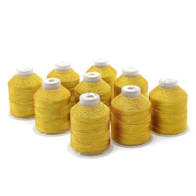 China 100% Polyester M Type Metallic Thread for MERCERIZED High Tensile Strength Embroidery for sale