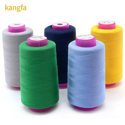 China 3000 Yards Black Sewing Thread 2 Pack 100% Polyester Spools for Knitting and Handmade Products MERCERIZED for sale