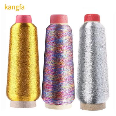 China 3300y/cone MS 150d Lurex Metallic Sewing Thread for Crochet Fine ST 100% Polyester Cone for sale