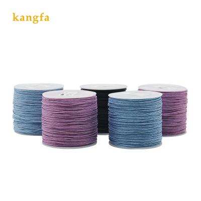 China 100% Cotton Roll Cord Waxed Thread Cord String Strap for Jewelry Making Plastic Cone for sale