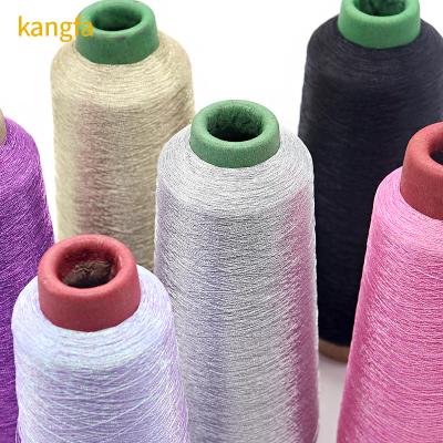 China Metallic Embroidery Threads 100% Polyester for Sewing Machine Durable Overlock Textile for sale