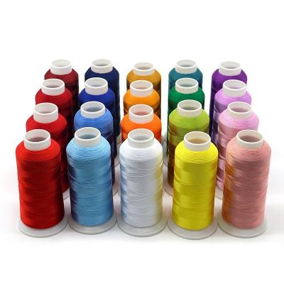 China OEM/ODM 100% Polyester Lot Stock 700 colores hilo de bordado para el bordado rápido de la máquina en venta