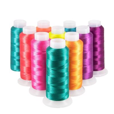 China 120d/2 Embroidery Thread for Garment Silk Craft Low Shrinkage For Machine Embroidery for sale