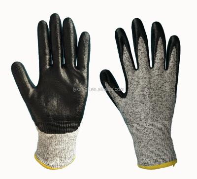 China HEEP Anti-Cut Nitrile / Nitrile Coated Safety Working Gloves for sale