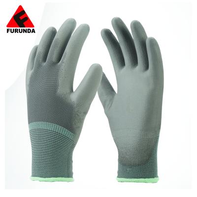 China Flexible PU Coated Glove Working Glove Hand Gloves For Electronics Factory for sale