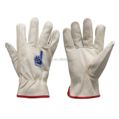 China Flexible Sheepskin Driver Glove for sale