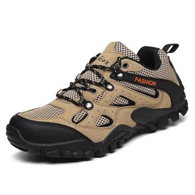 China Cushioning Hot selling high-strength leather breathable mesh fashion casual sports men's sports shoes Outdoor Breathable Hiking Shoes for sale