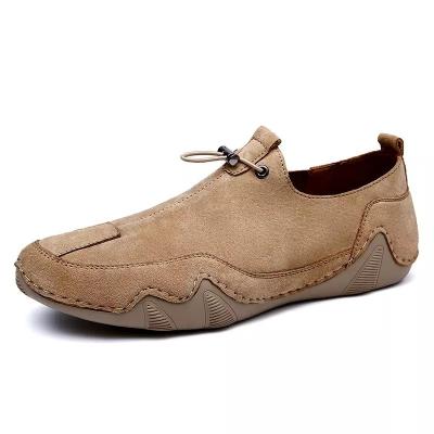 China Anti-Odor New mens suede leather casual shoes stylish casual leather shoes for men for sale